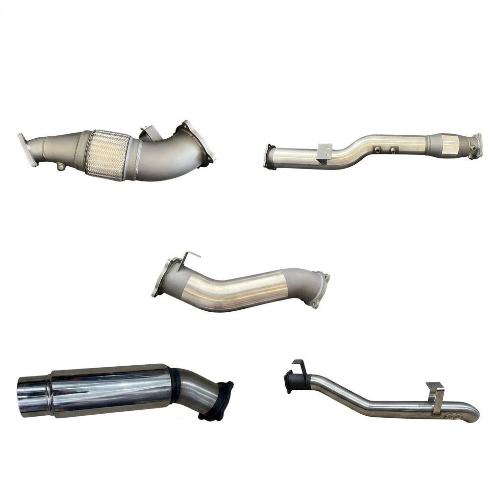 Manta | 4″ Turbo Back Exhaust with Cat | Toyota Landcruiser VDJ79 Dual Cab V8 Ute 2012–2016 (Pre-DPF)