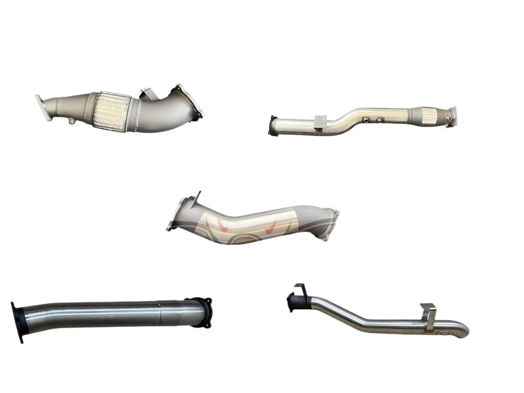 Manta | 4″ Turbo Back Exhaust with Cat | Toyota Landcruiser VDJ79 Dual Cab V8 Ute 2012–2016 (Pre-DPF, Loud)