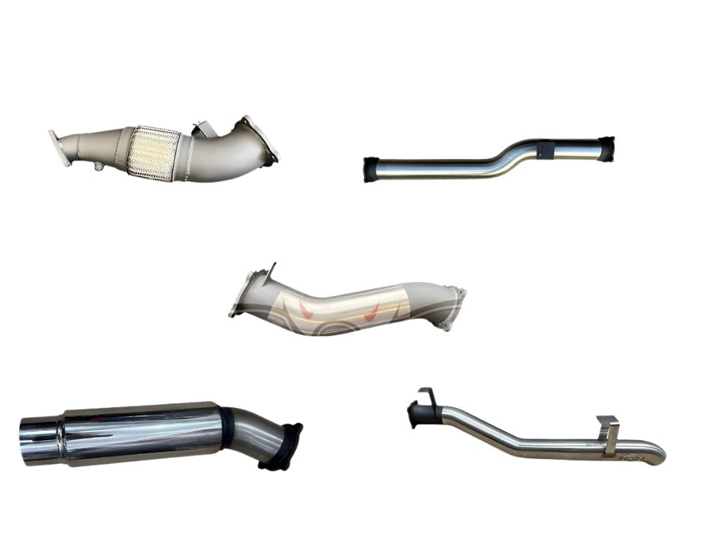 Manta | 4″ Turbo Back Exhaust without Cats | Toyota Landcruiser VDJ79 Dual Cab V8 Ute 2012–2016