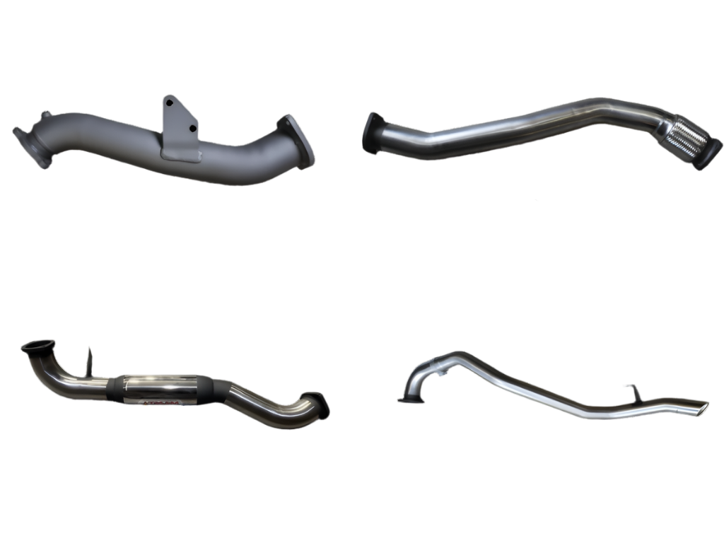 Manta | 3″ Turbo Back Exhaust with Hotdog Suit DTS Turbo | Toyota Landcruiser HZJ80 4.2L Diesel Wagon 1990–1997