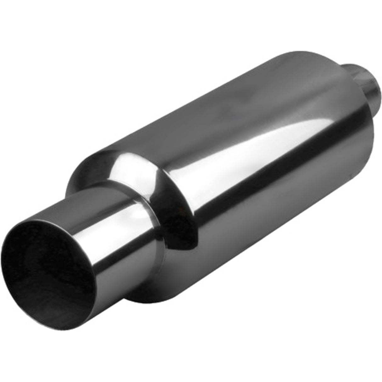 Redback - 3" Exhaust Cannon Straight Cut Tip Centre/Centre 355x152mm Round 304 Stainless