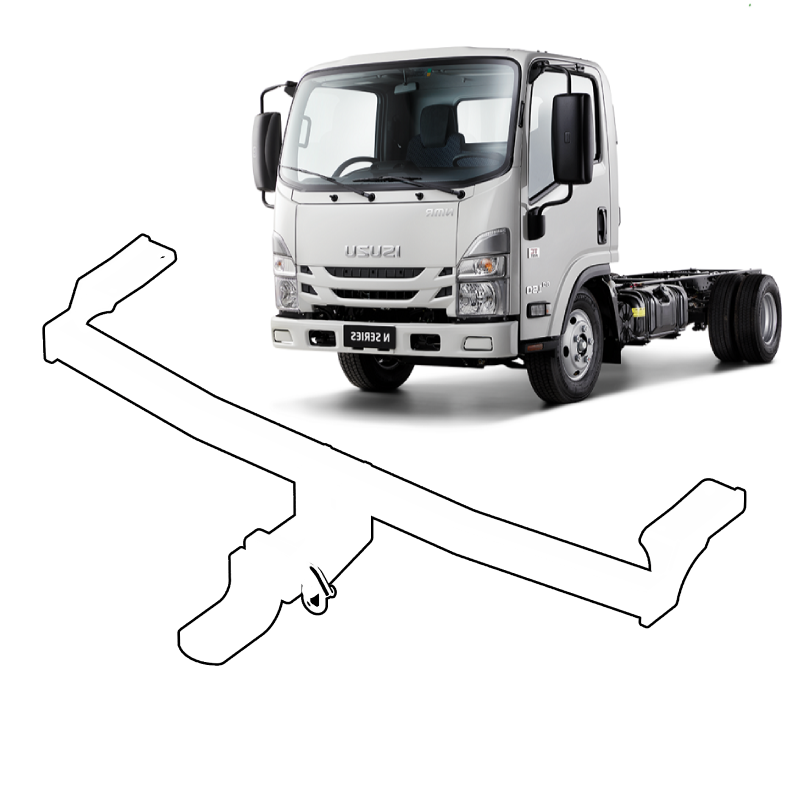 BTA - Towbar to Suit Isuzu N Series 2WD Truck (01/1988 – On) Heavy Duty Towbar 4500/450kg ADR 62 & AS4177 COMPLIANT