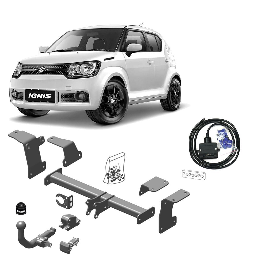 BRINK | Detachable Towbar & Universal Wiring Kit | Suzuki Ignis MF 2016–ON | BR-627300-K301