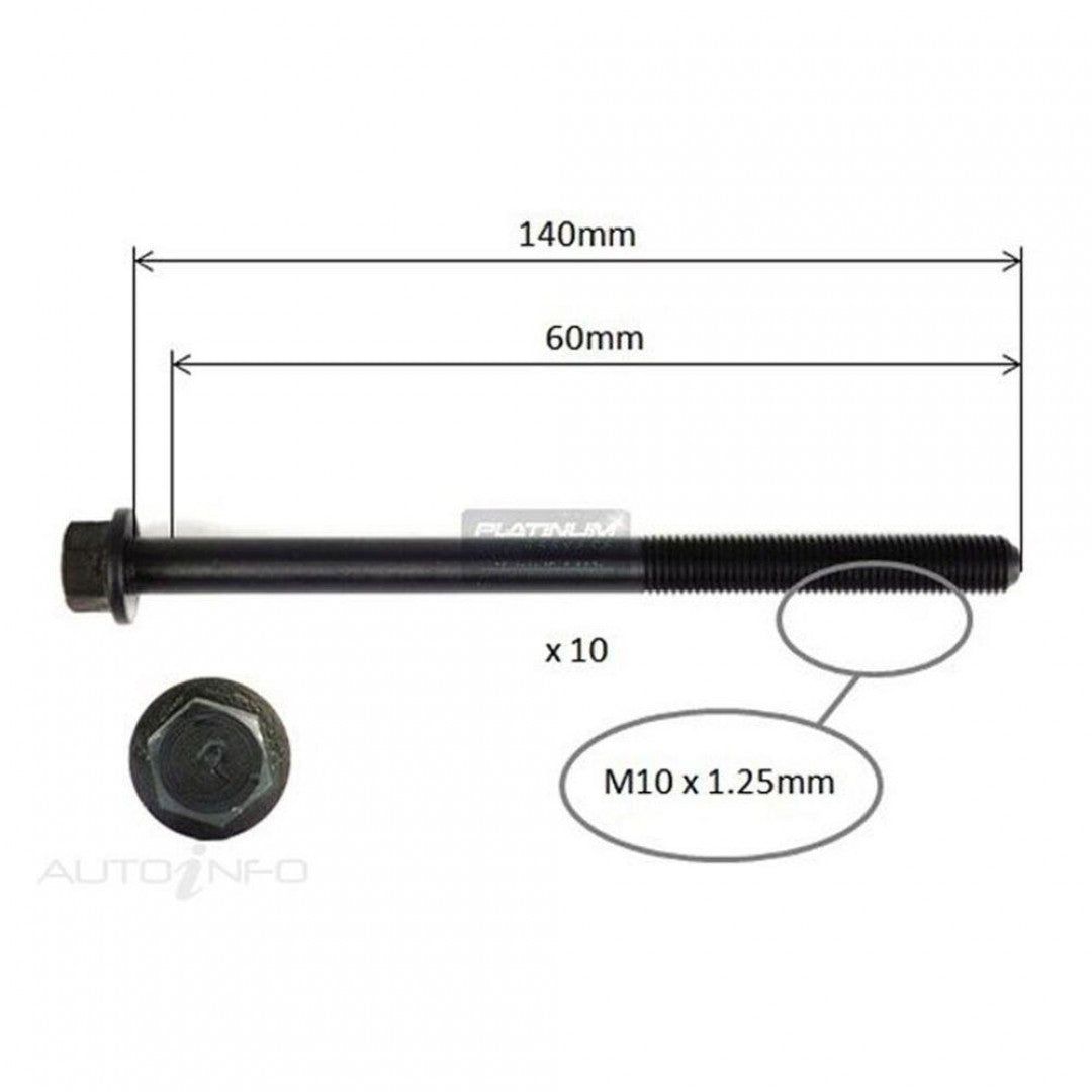 CYLINDER HEAD BOLT SET - DAEWOO CIELO GLX 1.5L A15MF LANOS NUBIRA 1.6L A16DMS