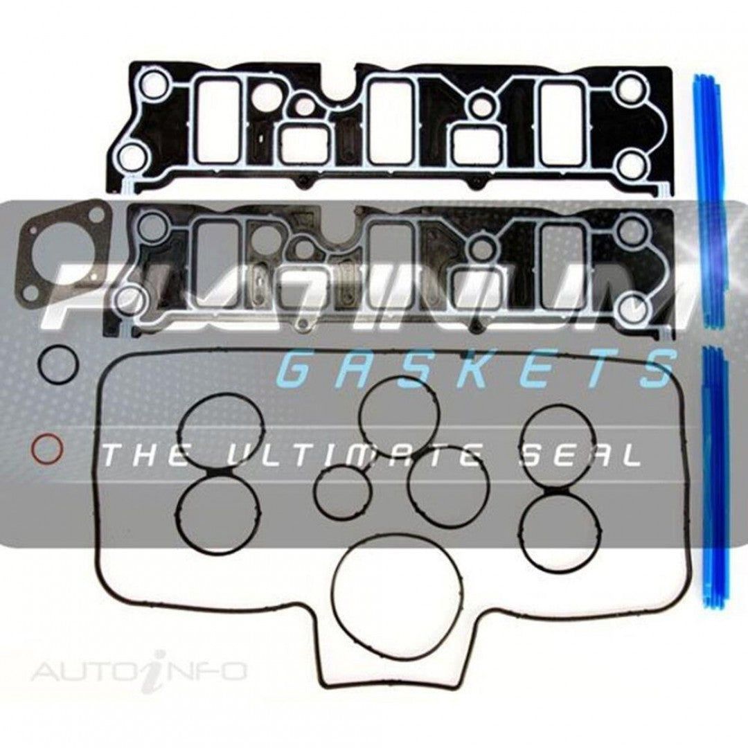 INLET MANIFOLD GASKET SET INC PLENUM CHAMBER- HOLDEN COMMODORE VS V6 3.8L 95-00