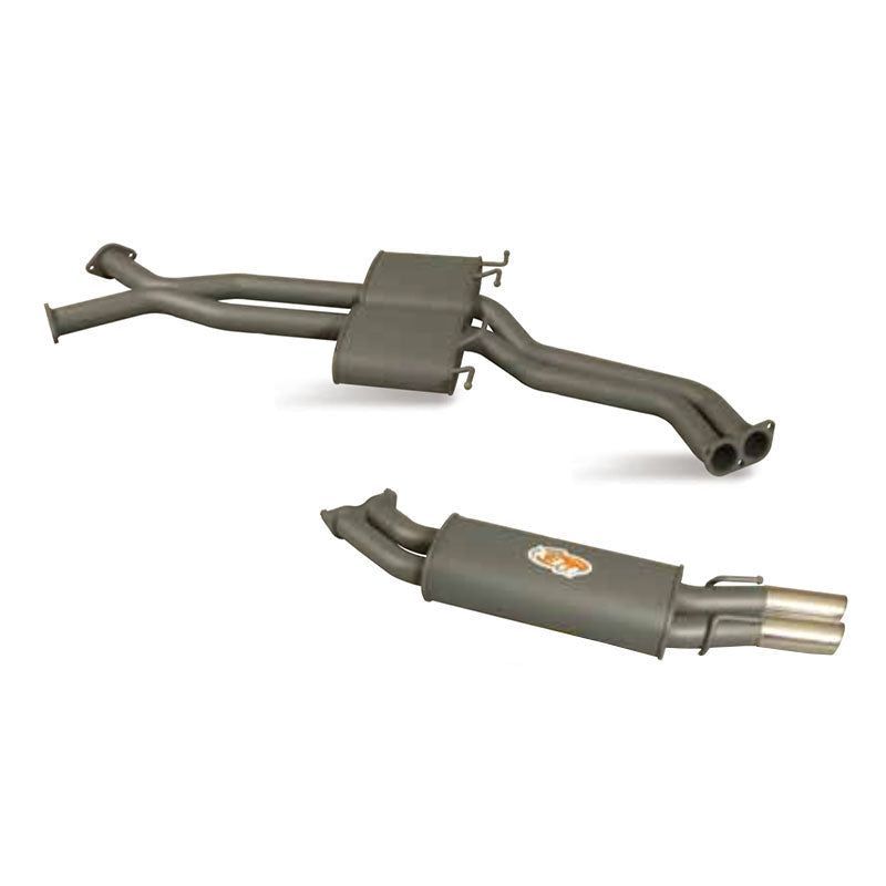 Berklee Performance - Holden Commodore VT-VZ (5.0L-5.7L) Wagon 2.5" Mild Steel Catback Exhaust System (PEX Exhaust)