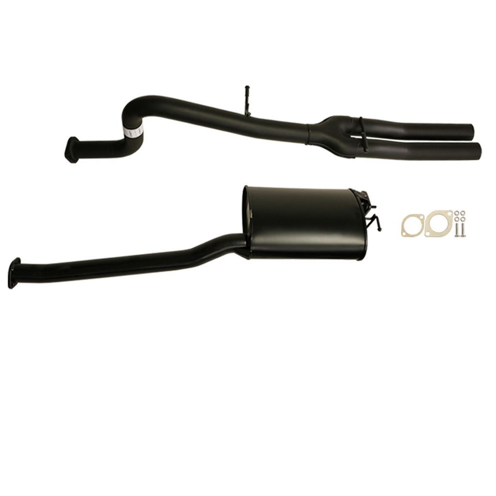 ESA - Ford Falcon BA - BF Ute XR XR6 2 1/2" Catback Kit Inc Everflo Muffler & Dual Tailpipe