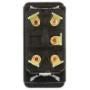 Jaylec - Switch Rocker Sealed On Off 12/24 Volts 20 Amps @ 12 Volts 10 Amps @24 Volts Amber LED