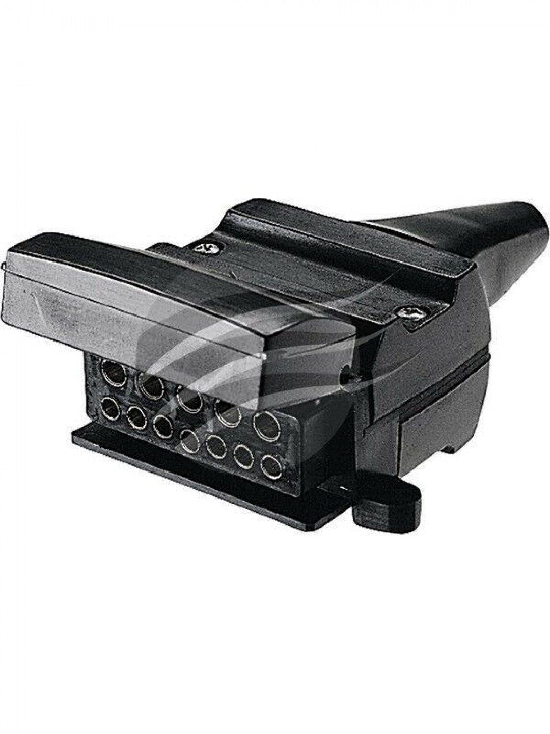 Jaylec - Small Base Dual Post Divided M8 Black 45.3 x 43 x 32.5mm