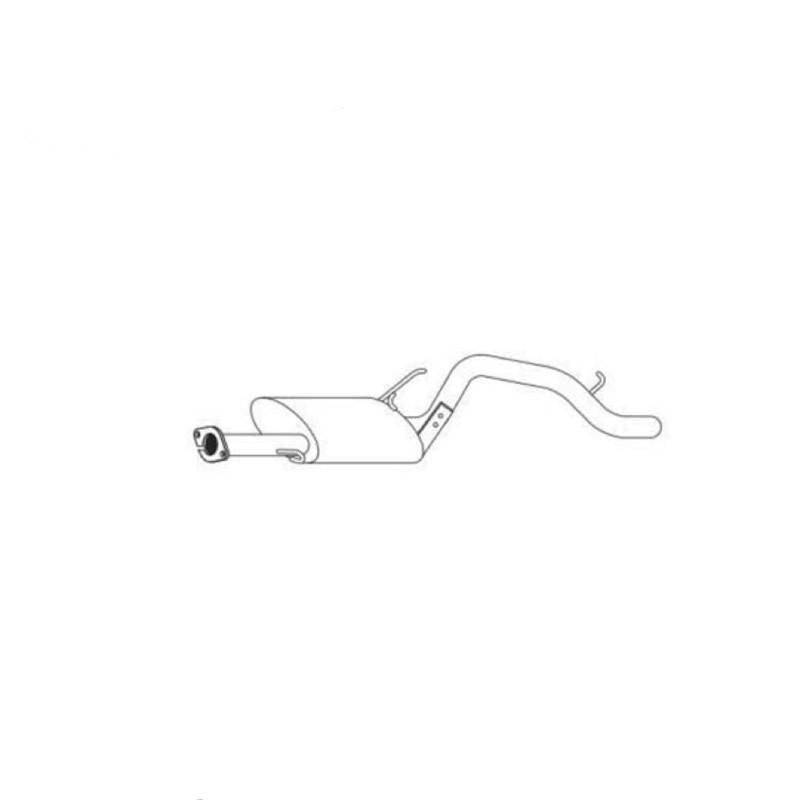 Standard Replacement - Daihatsu Terios (1997 - 2006) Wagon (1.3L) Rear Muffler