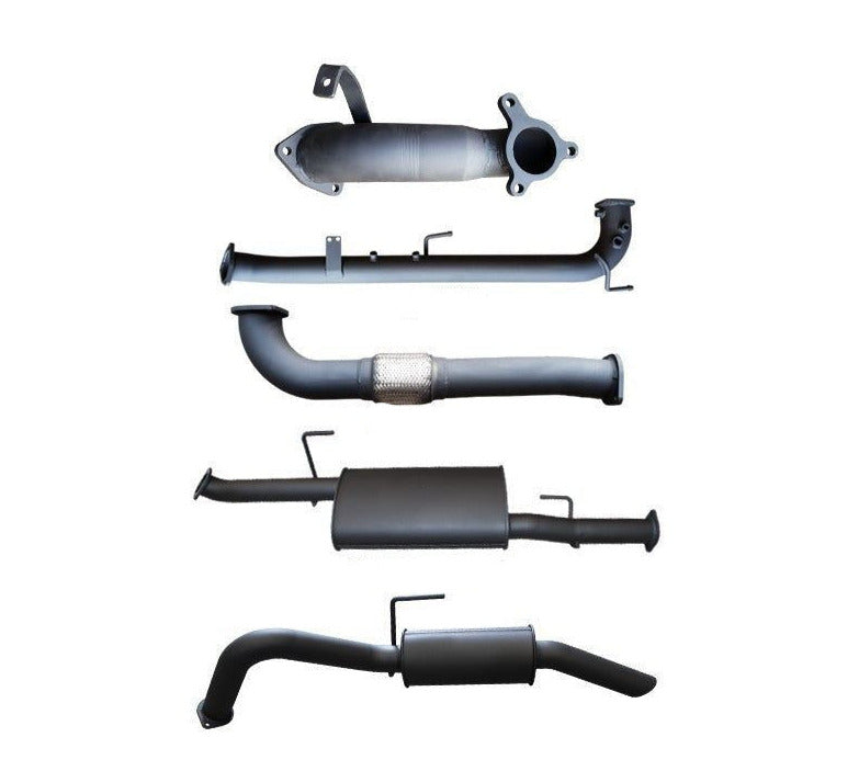 Manta | 3″ Cat & DPF Replacement Exhaust with Rear Muffler | Nissan Navara D40 2.5L Turbo Diesel Auto Ute 2005–2007