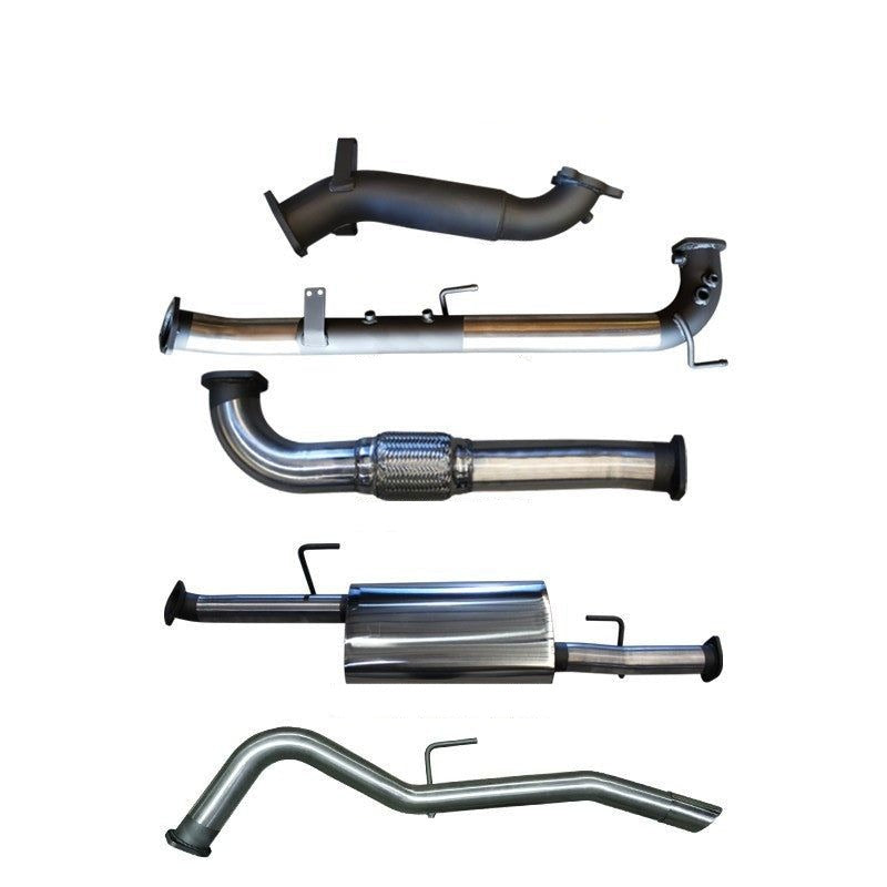 Manta | 3″ DPF & Cat Replacement Exhaust with Rear Tailpipe | Nissan Navara D40 2.5L Turbo Diesel Auto Thai Build Ute 2007–2015