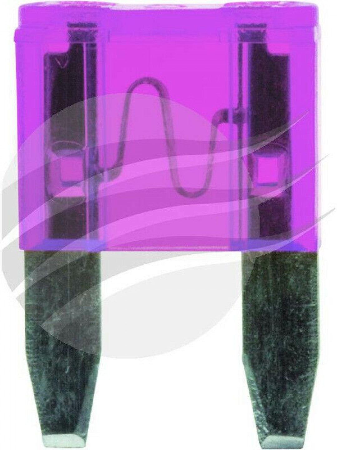 Jaylec - Pack Of 100 Mini Blade Fuse 3 Amps Violet