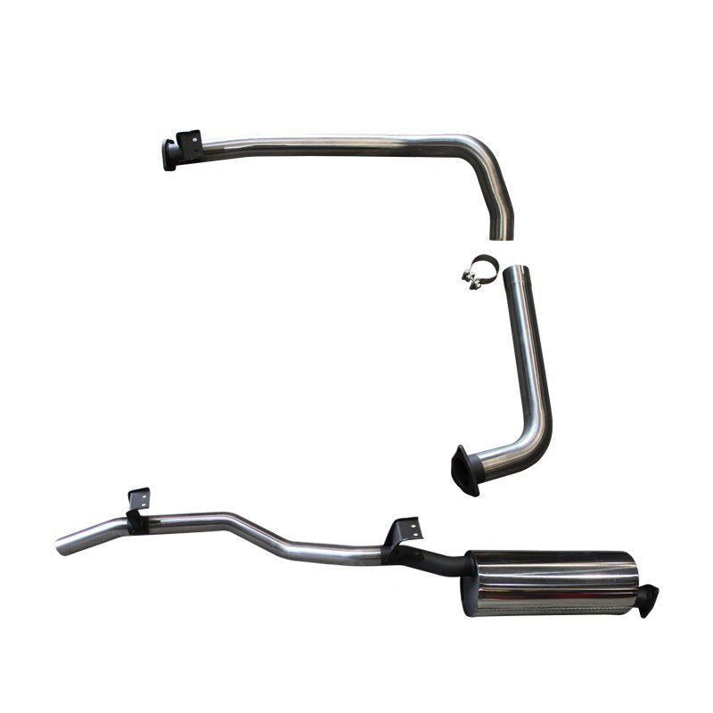Manta | 2.5″ From Extractors Back Exhaust | Toyota Landcruiser HZJ75 HZJ78 4.2L 1HZ Diesel Ute & Troop Carrier 1990–2006