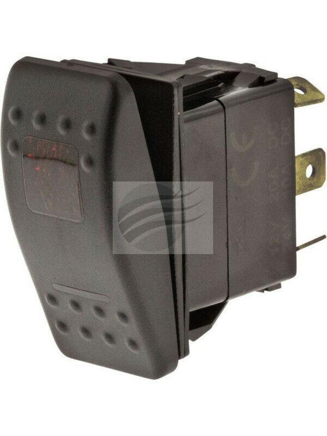 Jaylec - Switch Rocker Sealed On/Off/On 12/24 Volts 20 Amps @ 12 Volts 10 Amps @24 Volts Red LED