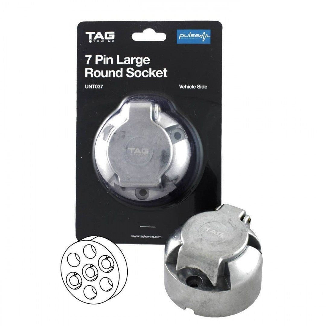 TAG - 7 Pin Trailer Large Round Socket