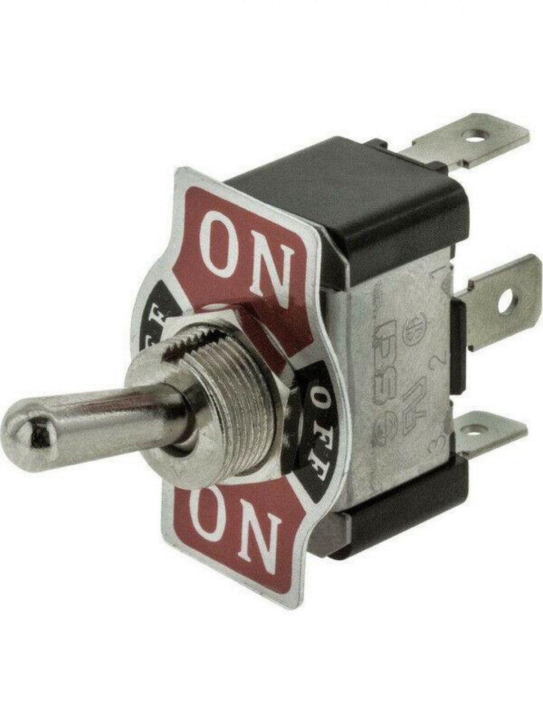 Jaylec - Switch Toggle On Off On 12/24 Volts 20 Amps @ 12 Volts 10 Amps @ 24 Volts with On Off Tab