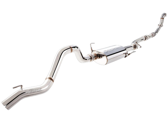 XForce - HOLDEN COLORADO RC SERIES 1 2008-2011, 3″ Stainless Steel Turbo Back System with Metallic Cat Converter