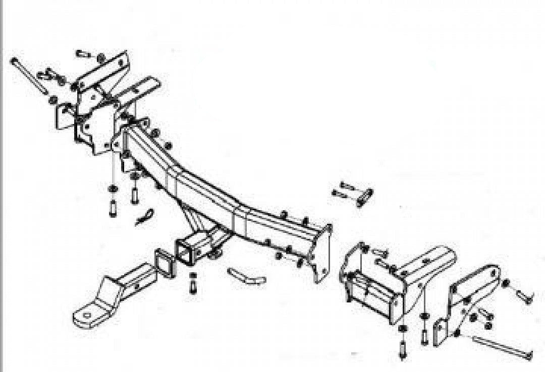 Trailboss - Towbar Suited For Toyota Kluger GSU50R/GSU55R (2014 Onwards)