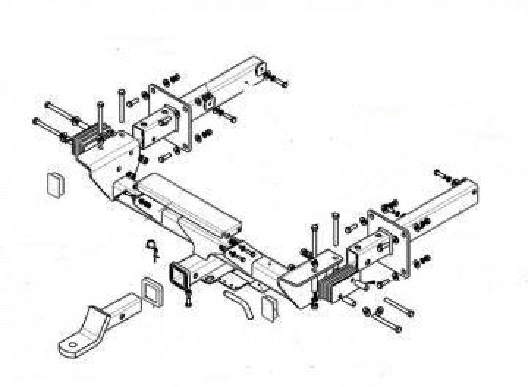 Trailboss - Towbar Suited For Mercedes Benz ML320CDi/ML350/ML500 AMG (2005 - 20…