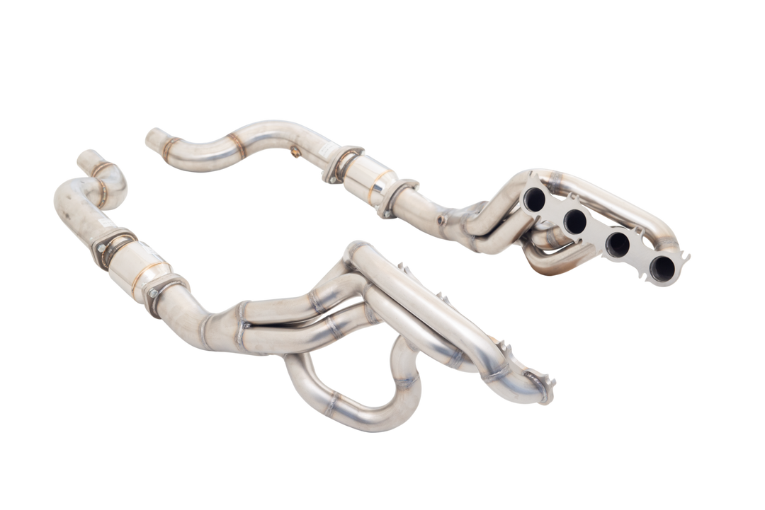 XFORCE - FORD MUSTANG FN GT FASTBACK COYOTE 5.0L (07/2017-on) 1″7/8 Stainless Header and 3″ Metallic Cats