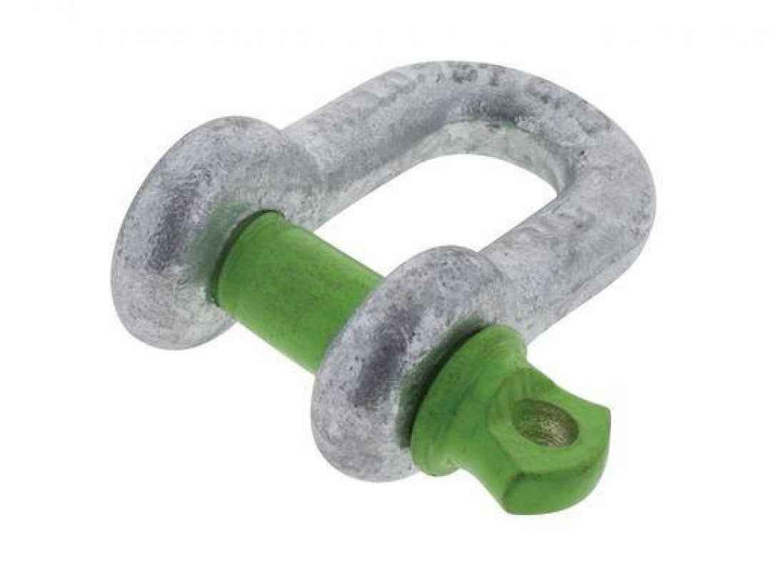 Hulk 4X4 - PKT 2 D SHACKLE 8mm RATED TO 750kg GALVANISED DROP FORGED