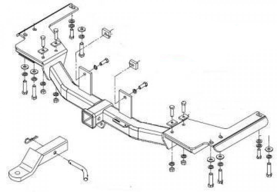 Trailboss - Towbar Suited For Toyota Landcruiser 101 Series V8 (1998 - 2007)