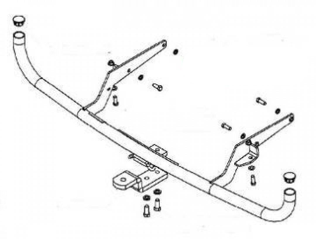 Trailboss - Towbar Suited For Volkswagen Transporter Van T5 LWB/SWB (2004 - 201…