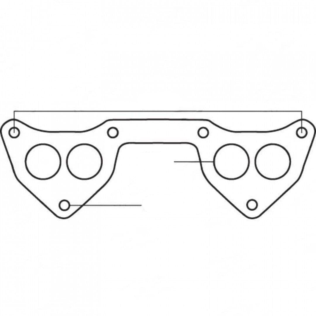 Hyundai Excel, Mitsubishi Colt, Lancer & Mirage, Mitsubishi Orion 4G12, 4G15, G4AJ & G4DJ, 4 Cylinders - Exhaust Manifold Gasket