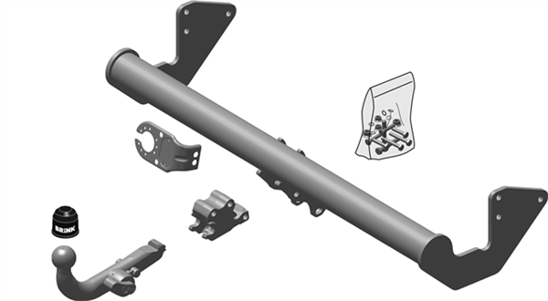 BRINK - Mercedes-Benz Vito, Valente, Mixto (2005 - 2014) European Towbar