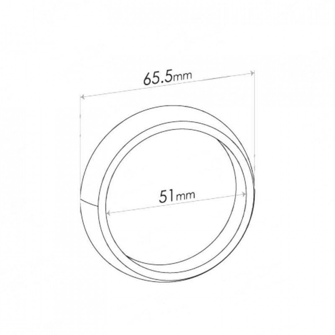 Single Taper Ring Gasket - Inside Diameter 51mm, Outside Diameter 65.5mm