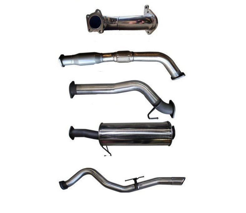 Manta | 3in Turbo Back with Cat & Muffler | Holden Colorado RC 3.0L SWB Ute 2008–2010