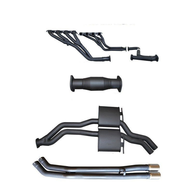Manta | Dual 2.5″ Full Exhaust System with Extractors Tailpipe | Holden Commodore VP VR VS 5.0L V8 Manual IRS Sedan 1991–1997