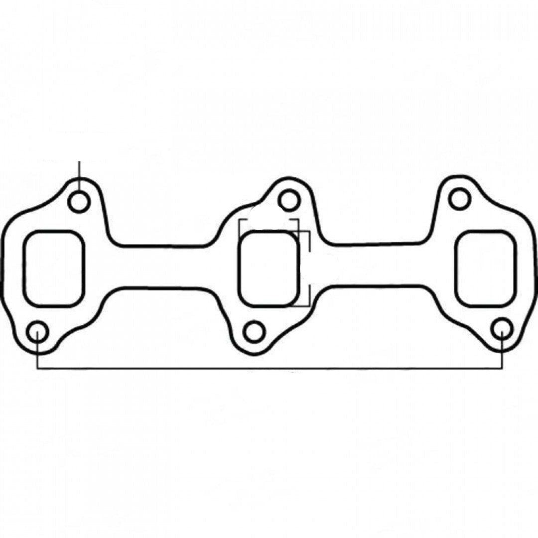 Toyota Land Cruiser HJ45, H 3.6L, Diesel - Exhaust Manifold Gasket