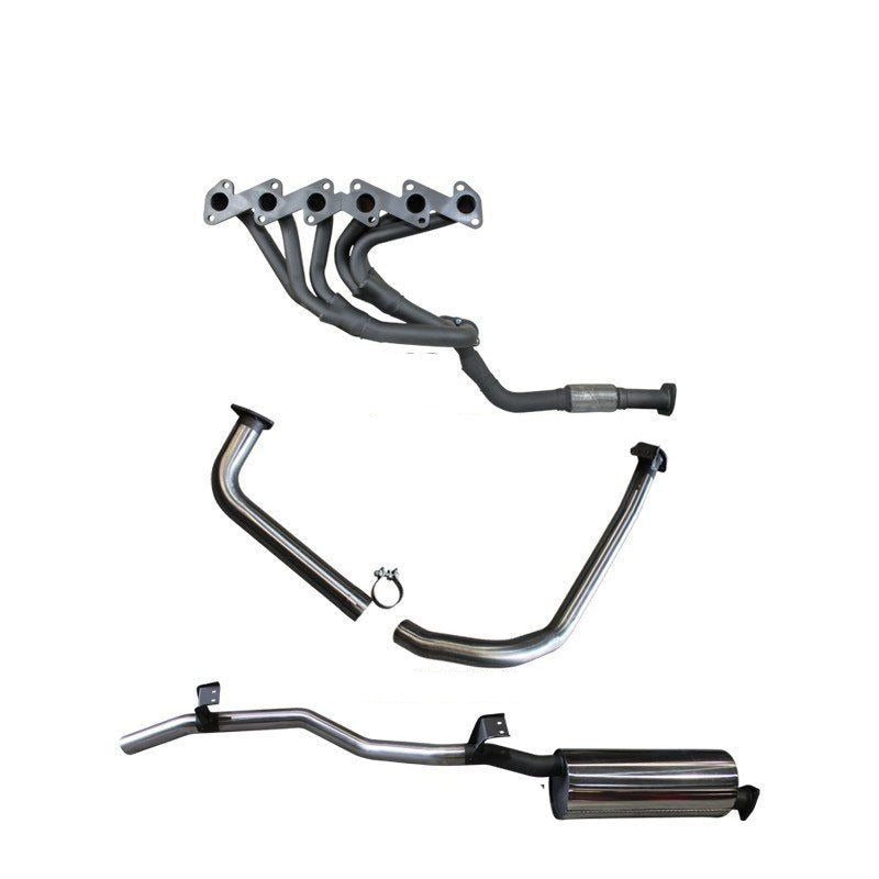 Manta | 2.5″ Full Exhaust System with Extractors | Toyota Landcruiser HZJ75 & HZJ78 4.2L 1HZ Ute & Troop Carrier 1990–2006