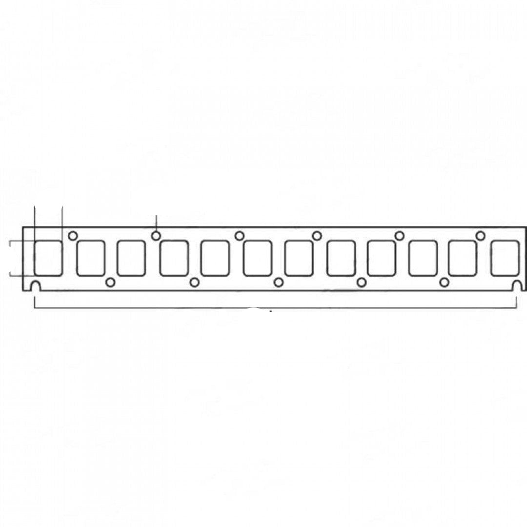 Chrysler Valiant Slant 225ci, 6 Cylinders - Exhaust Manifold Gasket