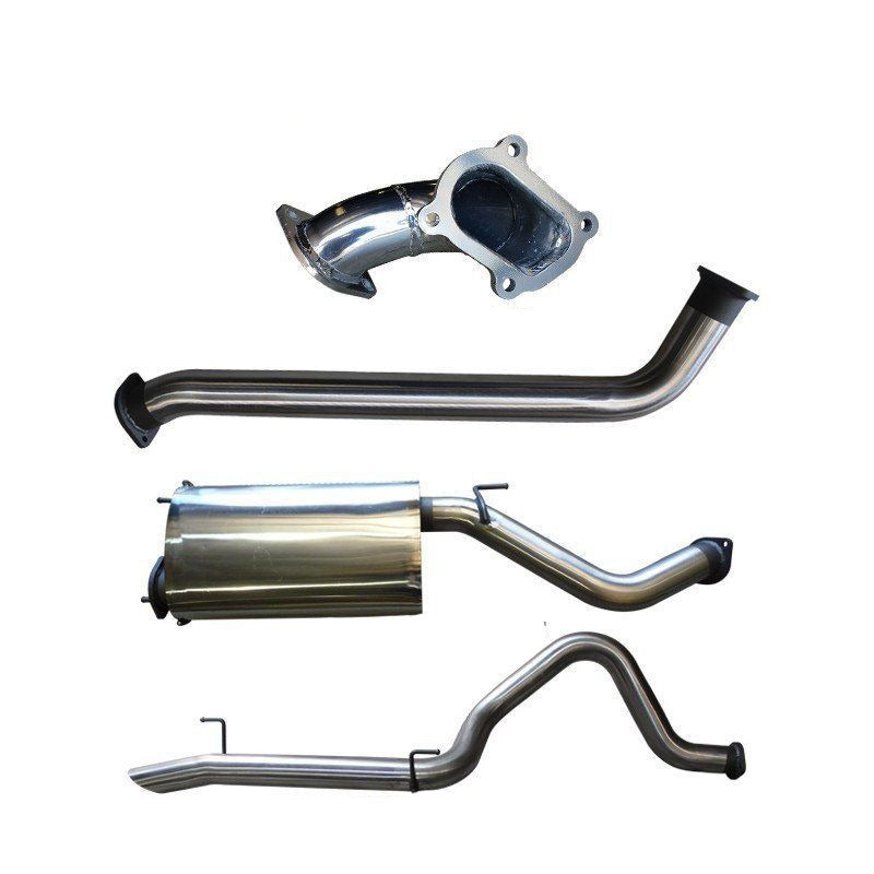 Manta | 3″ Turbo Back Exhaust with Centre Muffler & Rear Tail | Toyota LandCruiser HDJ100 4.2L Turbo Diesel Wagon 1998–2007