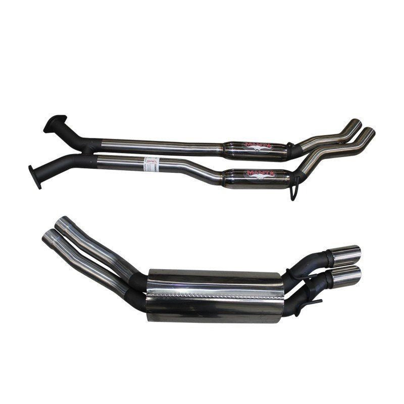 2.5in Dual Cat Back Exhaust with PH/Muffler for Holden Adventra & HSV Avalanche VY/VZ 5.7L V8 AWD Wagon (2003–2006) – Manta Stainless Steel