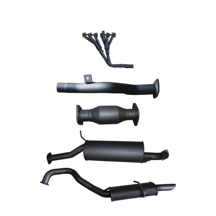 Manta | 2.5″ Full Exhaust System with Centre Muffler & Rear Hotdog | Nissan Patrol GU 4.5L TB45 Petrol Wagon 1997–2001