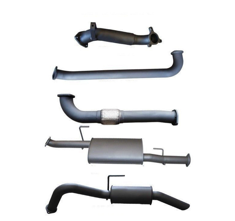 Manta | 3″ Turbo Back Exhaust System Without Cat & Rear Muffler | Nissan Navara D40 2.5L Turbo Diesel Thai Build Manual Ute 2007–2015