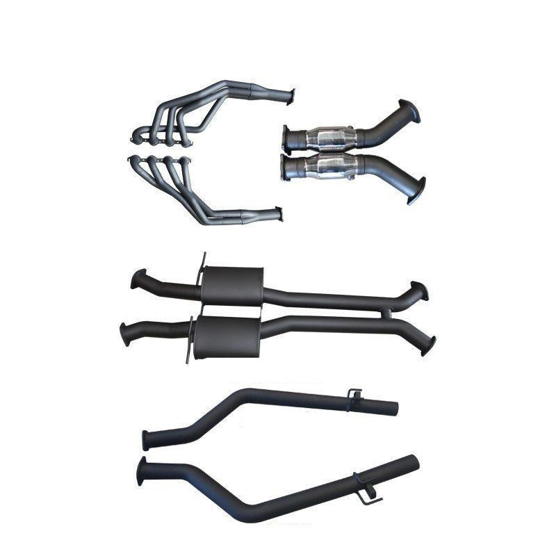 Manta | Twin 3″ Full Exhaust System with 1 7/8″ Extractors Muffler & Tailpipe | HSV VY VZ Maloo V8 Ute 2002–2007