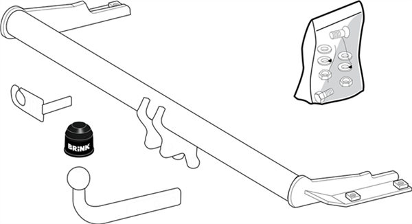 BRINK - Volkswagen Golf (1994 - 1998) European Towbar