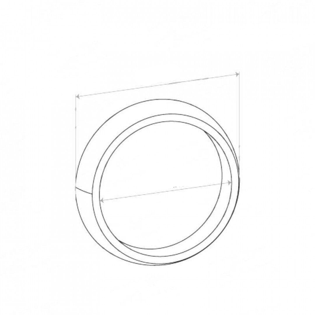 Single Taper Ring Gasket - ID 45mm, OD 59mm, THK 16.4mm, WIRE
