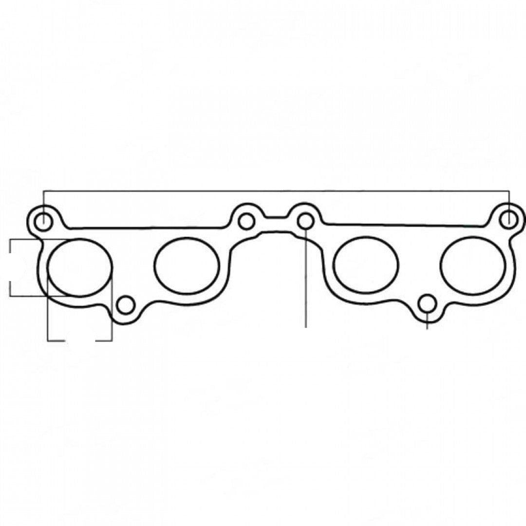 Toyota Hilux RZN169, RZN174, RZN174R, RZN149 & RZN154, Toyota 3RZ & 3RZ-FE, 2.7L DOHC EFI, Cemjo - Exhaust Manifold Gasket
