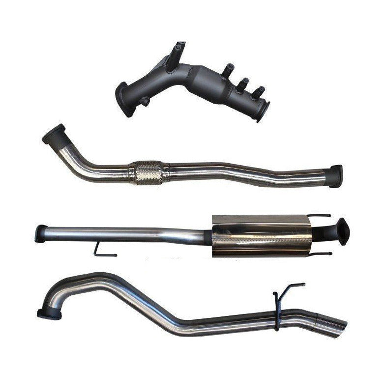 Manta | 3″ Turbo Back Exhaust System with Muffler & Cat | Toyota Hilux GUN126R 2.8L D4D Ute 2015–2025