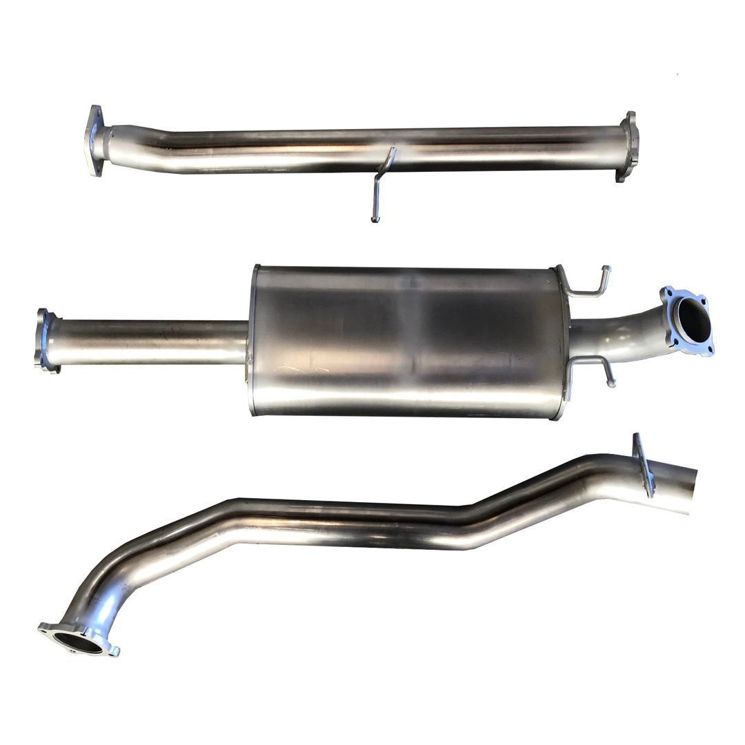 Berklee Performance - Ford Ranger 3.2L PX 2 2016 ONWARDS 3" Stainless Steel DPF Back Exhaust (Ballistic Exhaust)