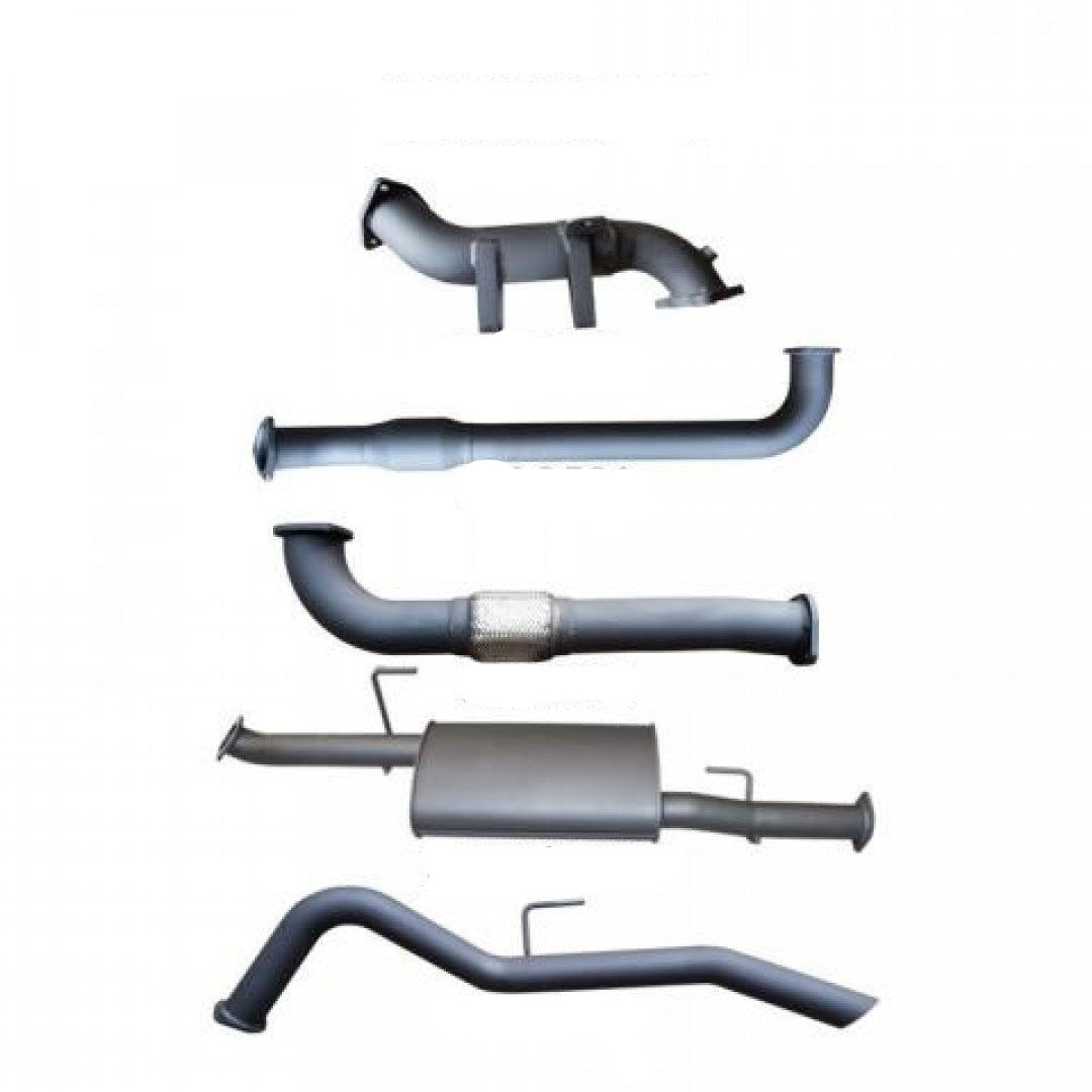 Manta | 3″ Turbo Back Exhaust System with Cat & Rear Tailpipe | Nissan Navara D40 2.5L Turbo Diesel Spain Build Ute 2007–2015