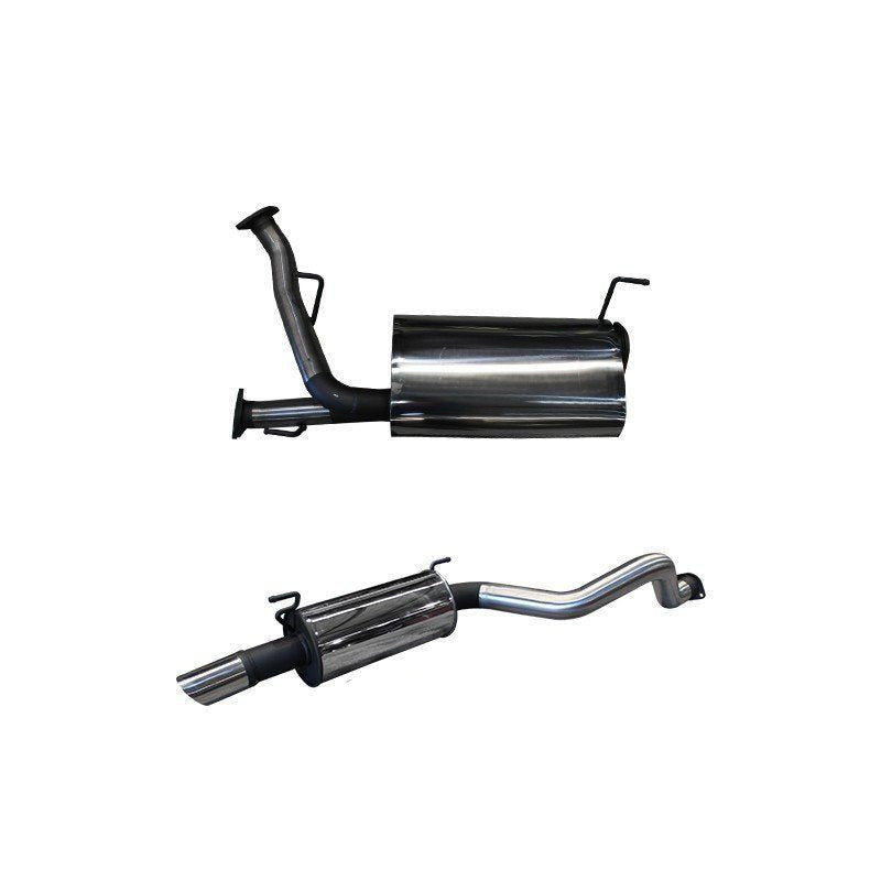 Manta | 3″ Cat Back with Single 3¼″ Tip | Toyota Landcruiser UZJ200 4.7L V8 Wagon 2007–2012