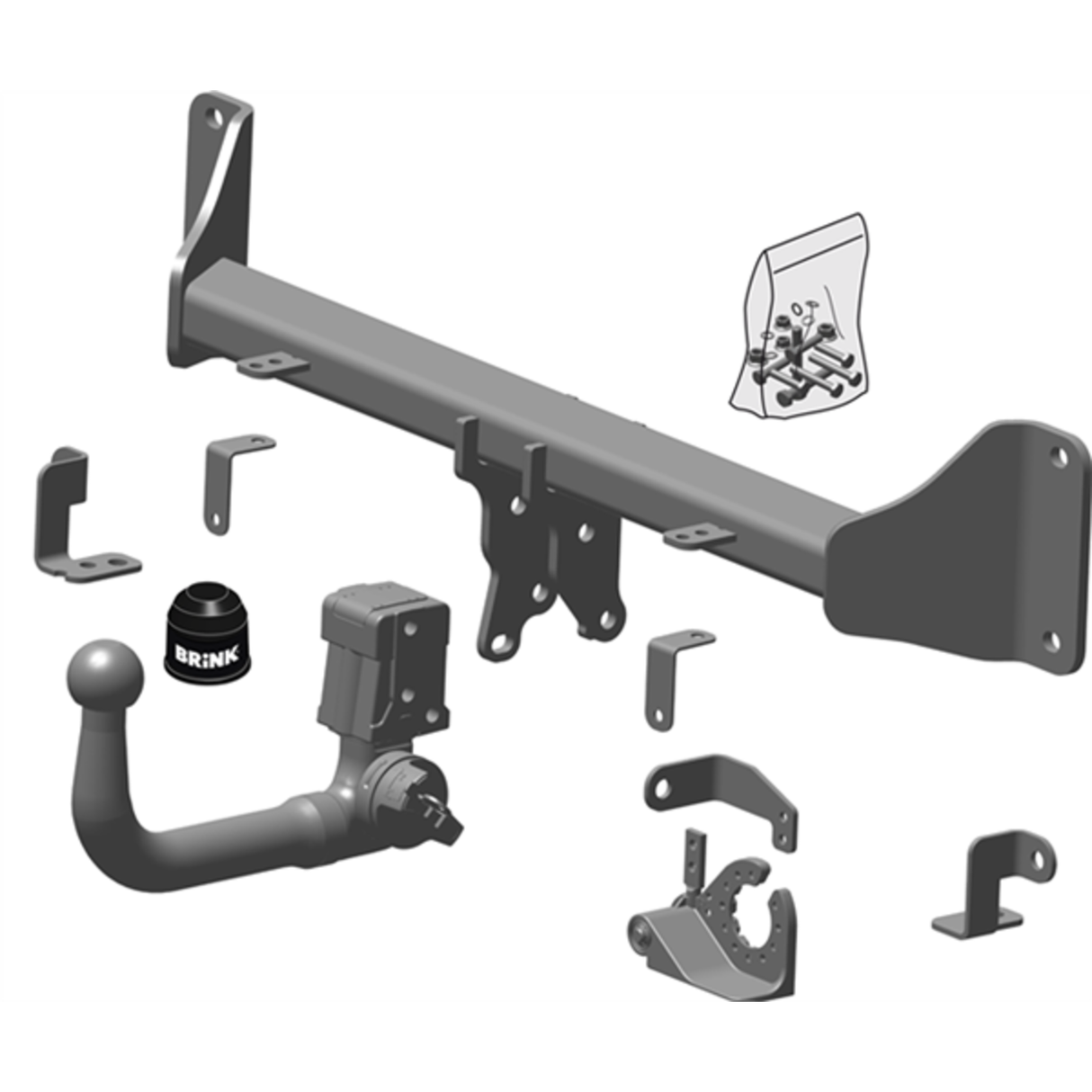 BRINK - BMW iX3 (2020 - on), BMW X3 (2017 - on), BMW X4 (2018 - on) European Towbar