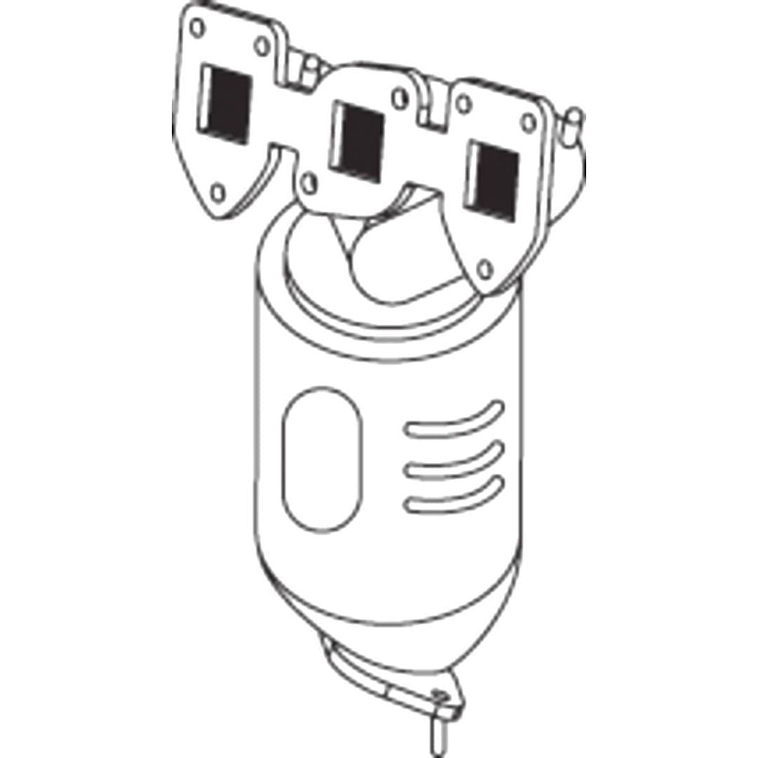 Standard Catalytic Converter - Hyundai Santa Fe CM (2006 - 2009) Wagon (2.7L) Catalytic…